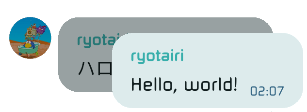 Message translation screenshot